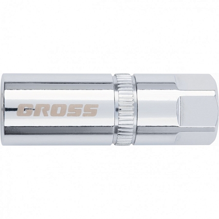 GROSS // Головка торцевая свечная, магнитная, 12-гранная, 21 мм, под квадрат 1/2 (13189)