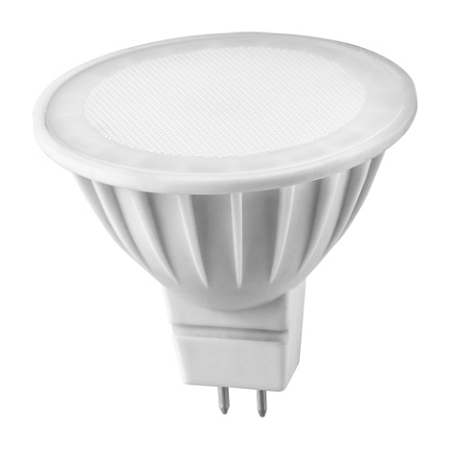 Лампа ОНЛАЙТ LED светодиодная тепло-белый 5вт 230в GU5.3  (71637 ОLL-MR16)