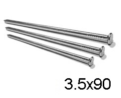 Гвозди стальные строительные 3,5х90 (5 кг)