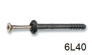 Дюбель-гвоздь СВФС 6L40мм (200шт)