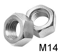 Гайка оцинкованная СВФС DIN934 М14 (75 шт) 