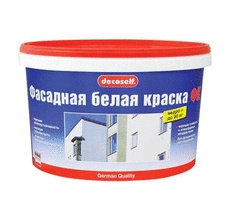 Краска фасадная Pufas Decoself A белая мороз. (15 л)
