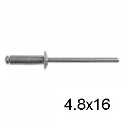 Заклепка вытяжная комбинированная СВФС 4,8х16 (1000 шт)