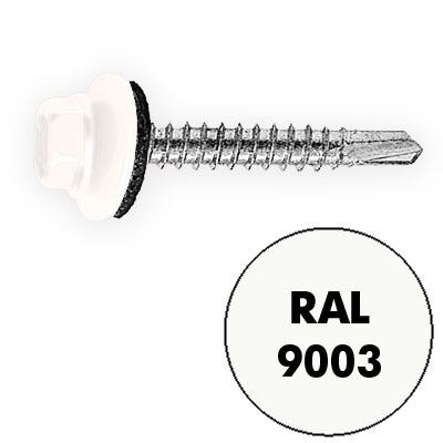 Саморез кровельный СВФС RAL-9003 ZP 4,8х51 (250шт)