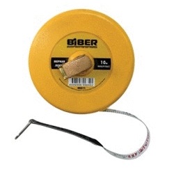 Фиберглассовая мерная лента Biber 50м