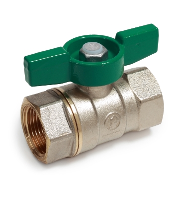 Кран шаровой латунь хром R251W Ду20 Ру42 BР 3/4&amp;amp;quot; бабочка Giacomini R251WX024